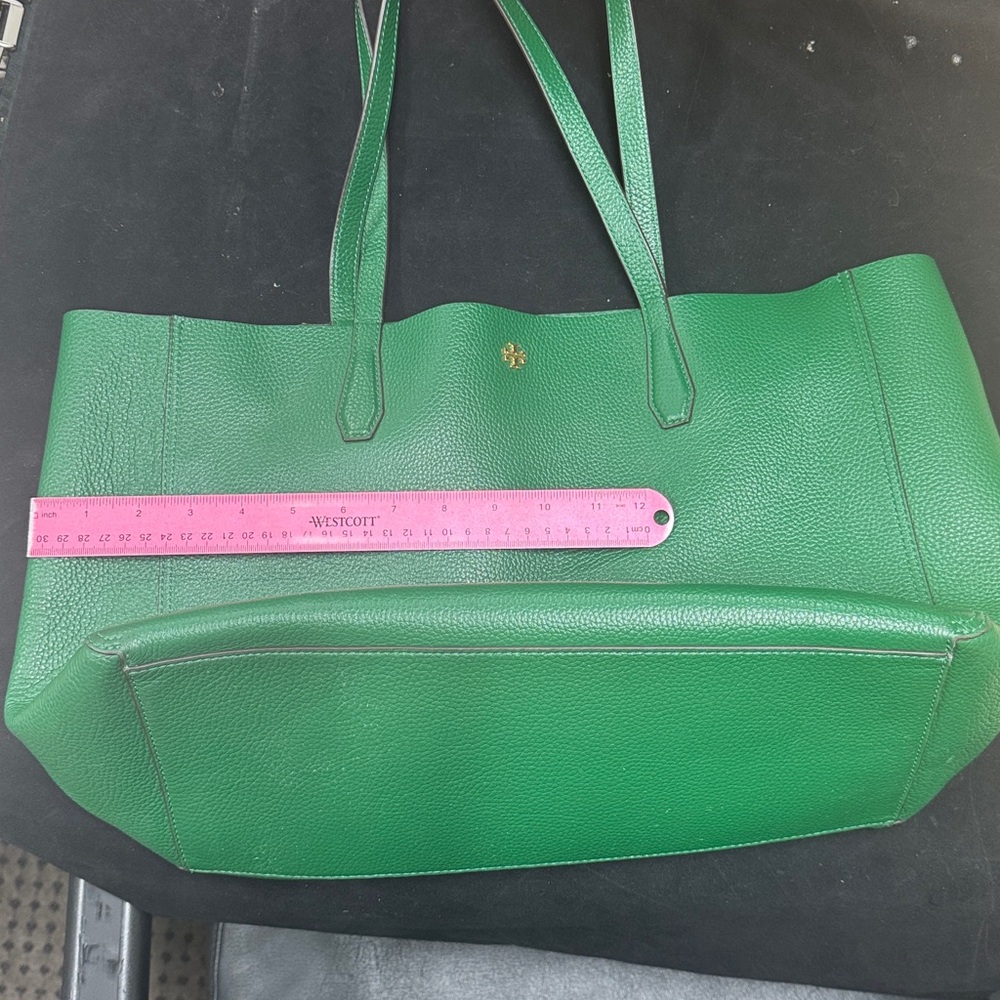 Tory Burch Emerald Green Tote - Picture 7 of 7